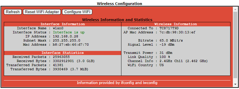 WiFi Configuration